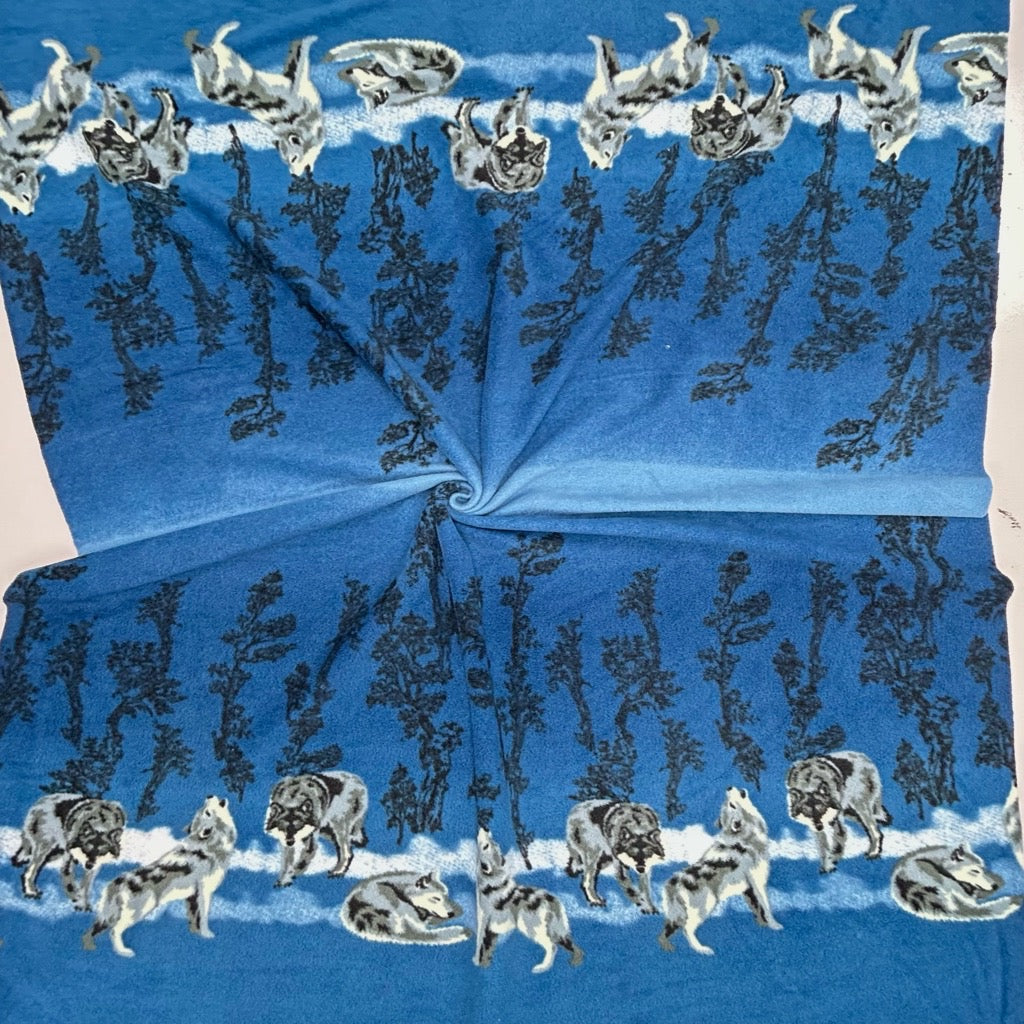 Winter Forest Anti Pill Polar Fleece Fabric