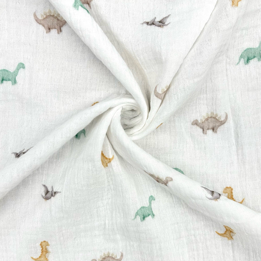 Mini Roarers Double Gauze Fabric