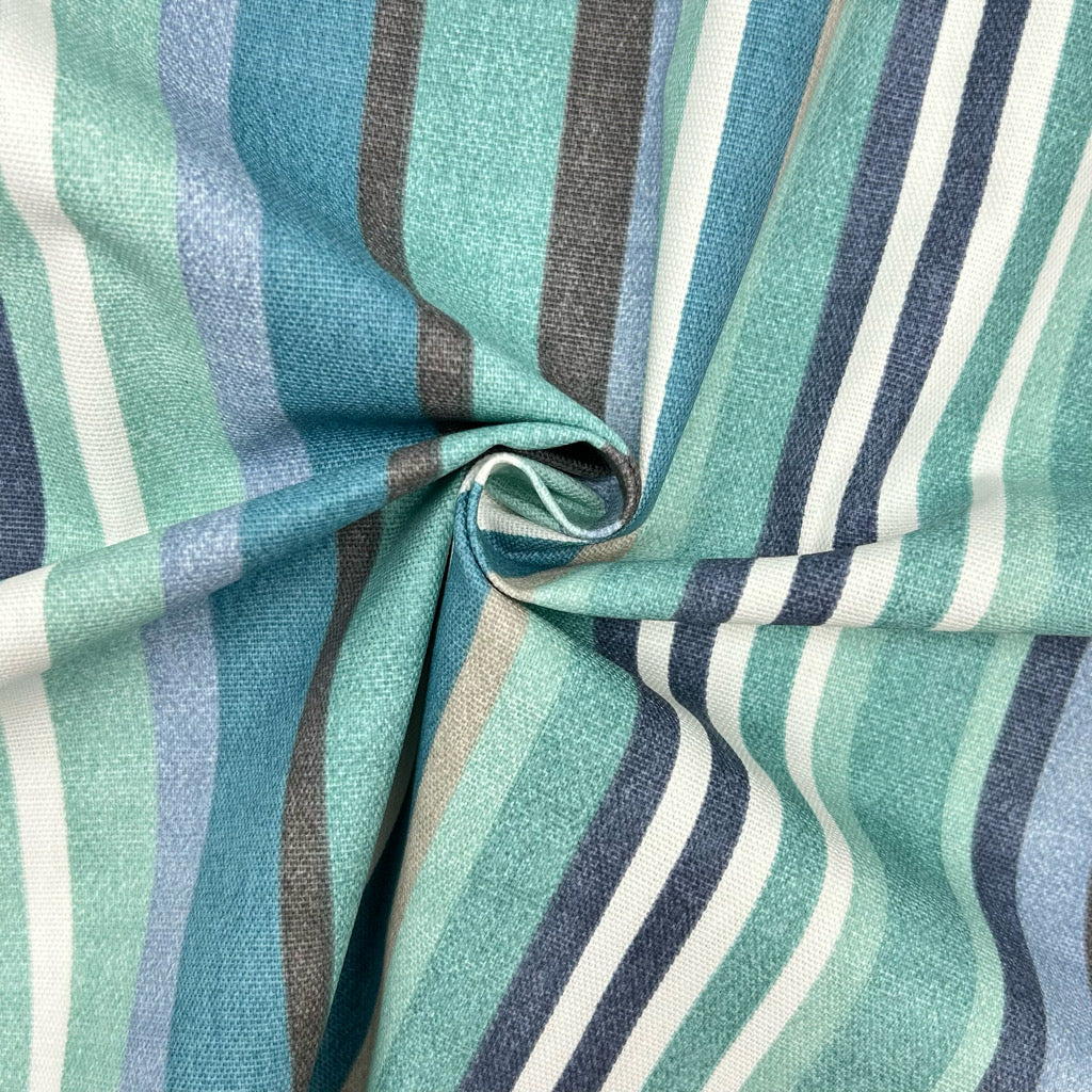 Broad Stripe Cotton Canvas Fabric