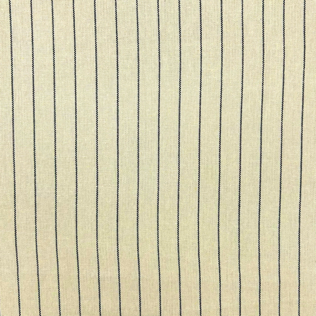 Striped Yarn Dyed Linen Viscose Fabric