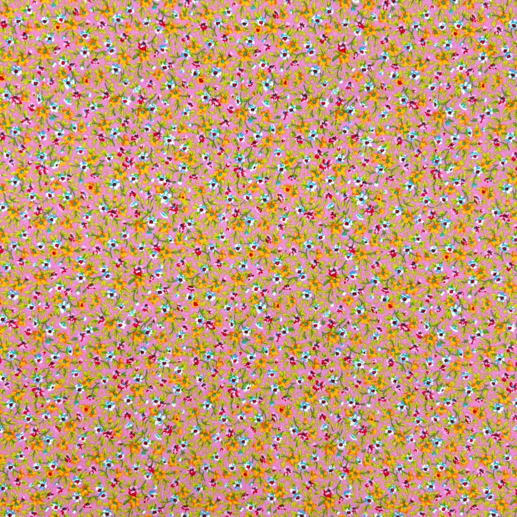 Garden Sprinkles Rose & Hubble Cotton Poplin Fabric