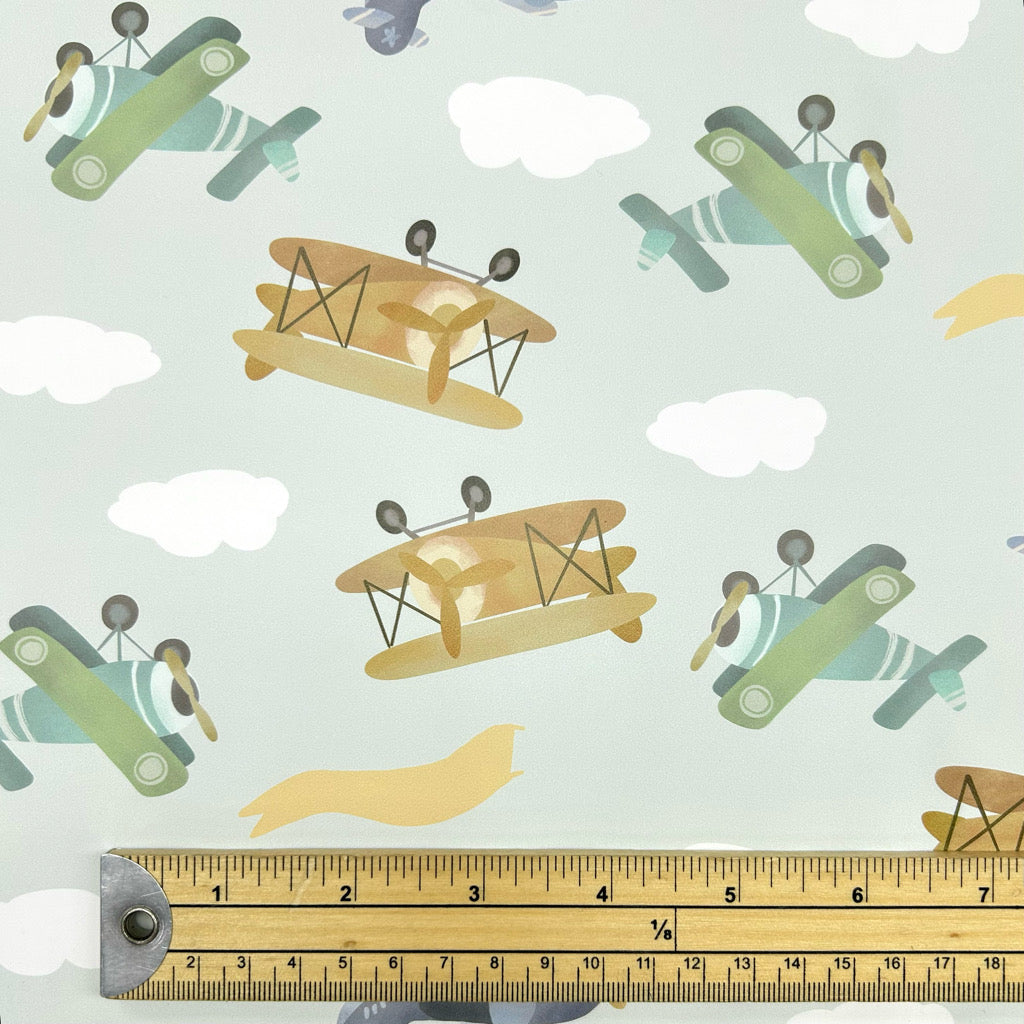 Little Aviators Raincoat Fabric