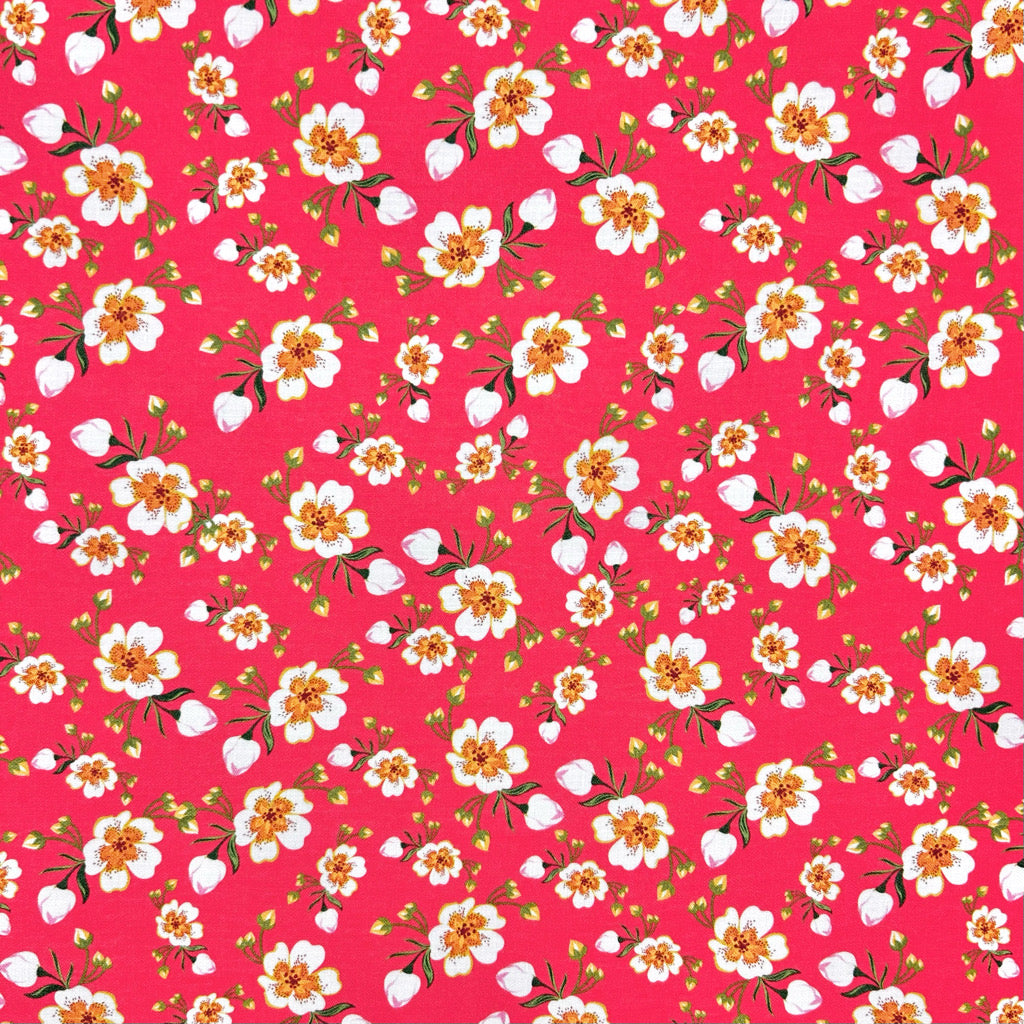 Blossom Sprinkle Polyester Fabric