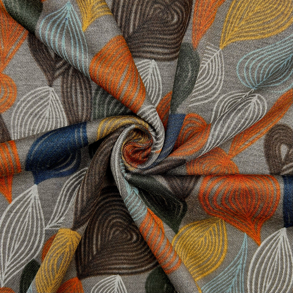 Vivid Vines Digital Modal-Touch Jersey Fabric