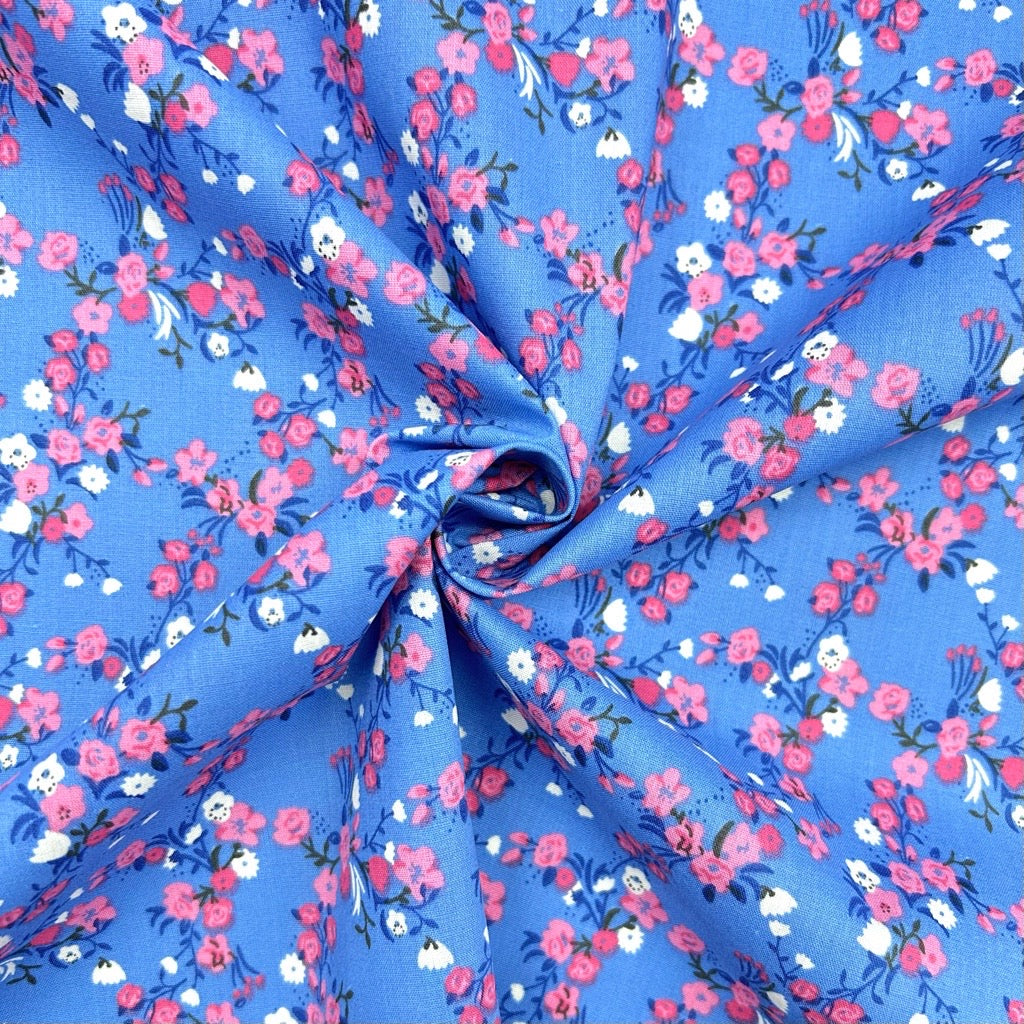 Heirloom Blossom Polycotton Fabric