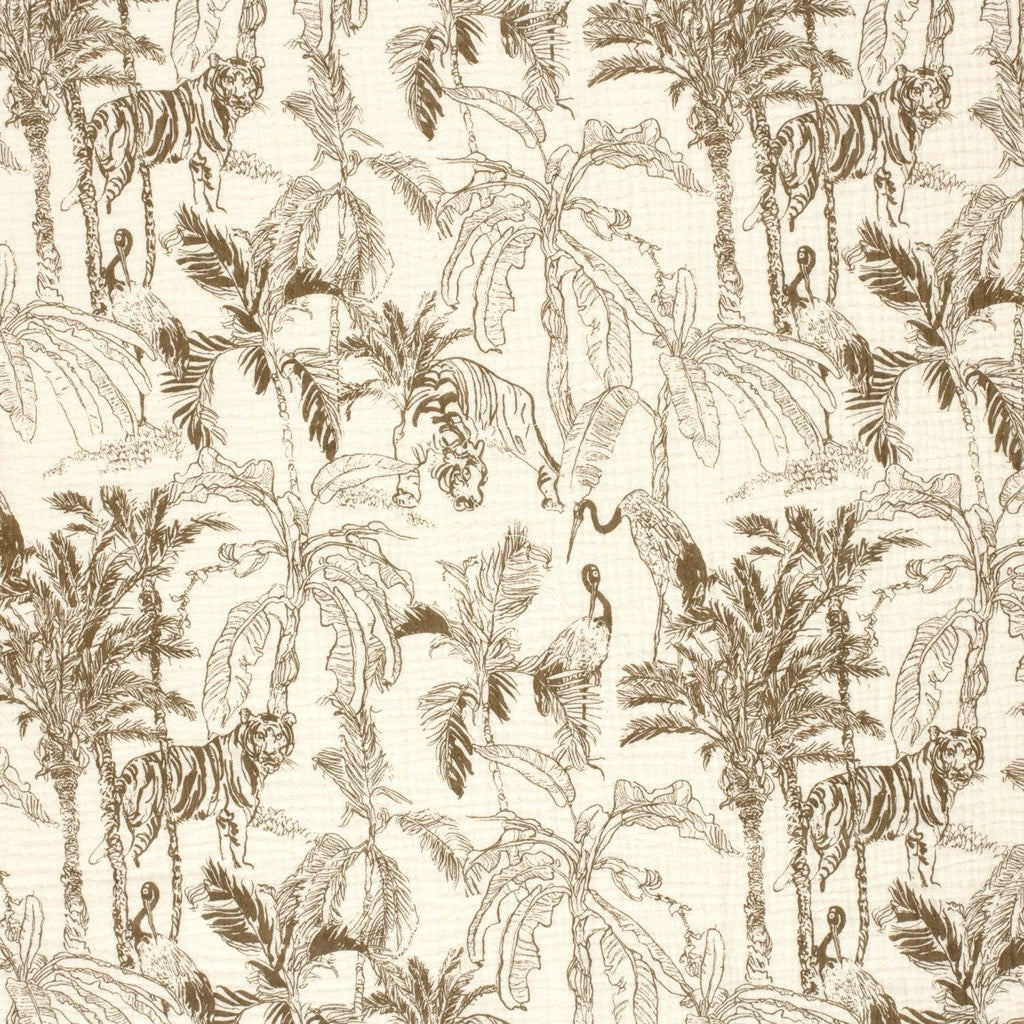 Palm Paradise Double Gauze Fabric