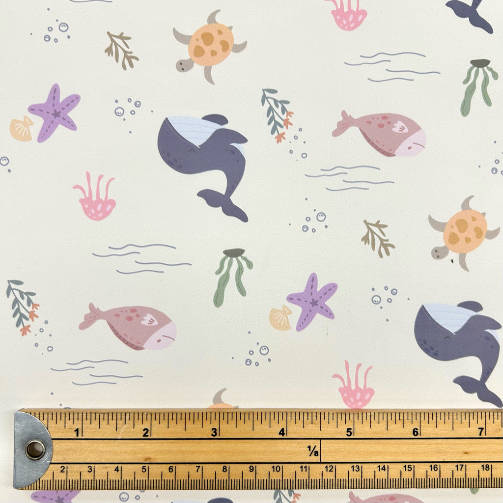 Ocean Friends Raincoat Fabric