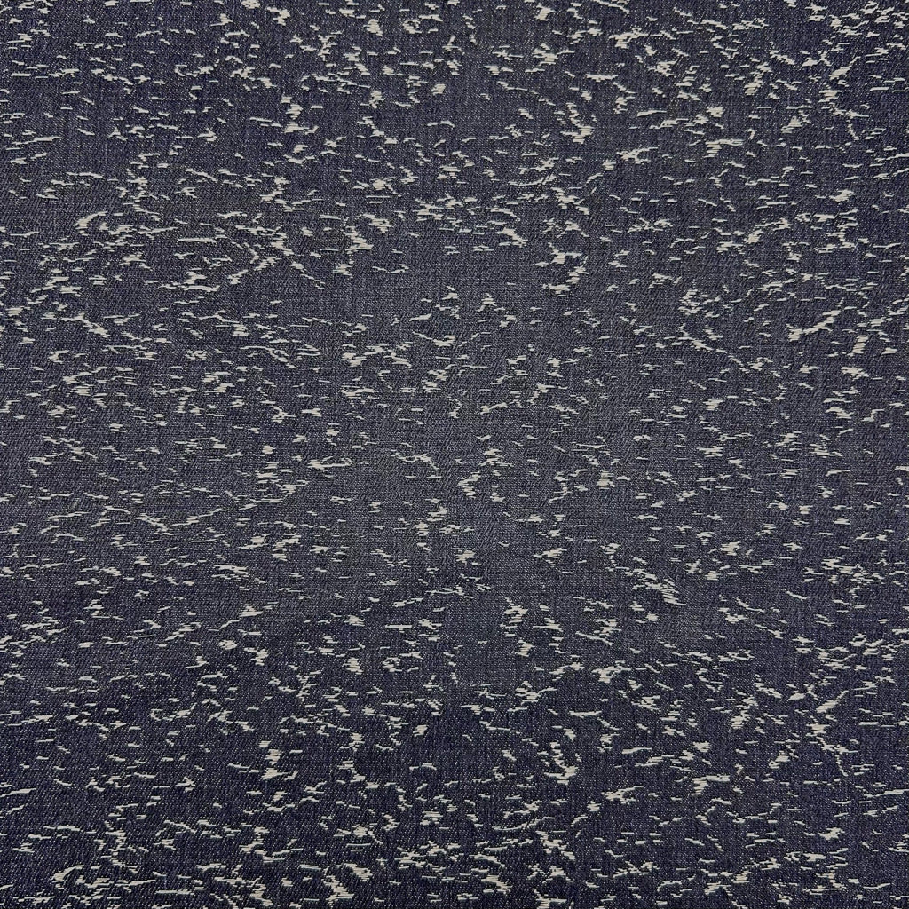 Abstract Scratch Jacquard Denim Fabric
