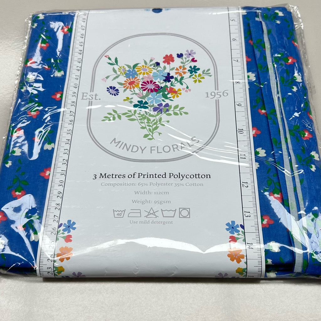 Classic Petal Polycotton Fabric - 3m Pre-cut