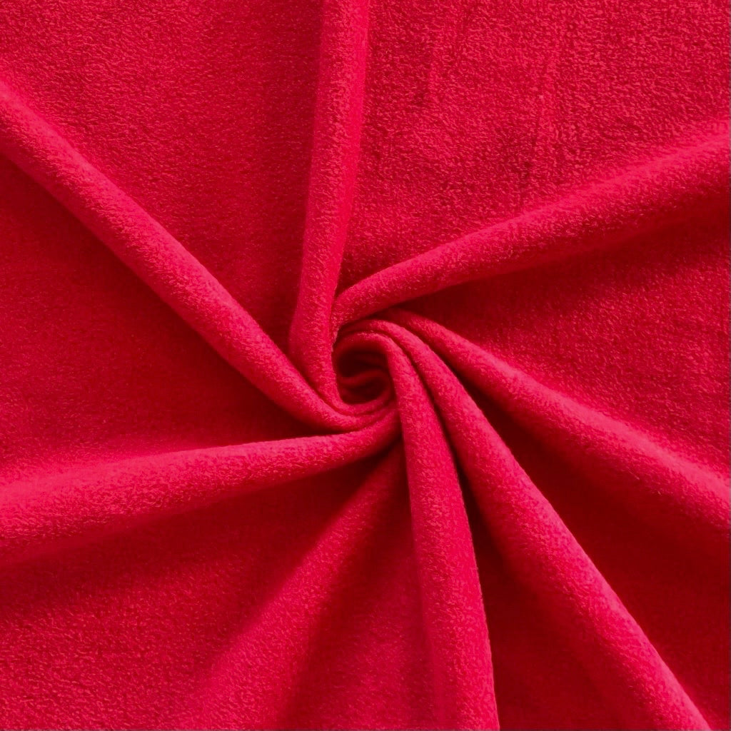 Red Polar Fleece Fabric