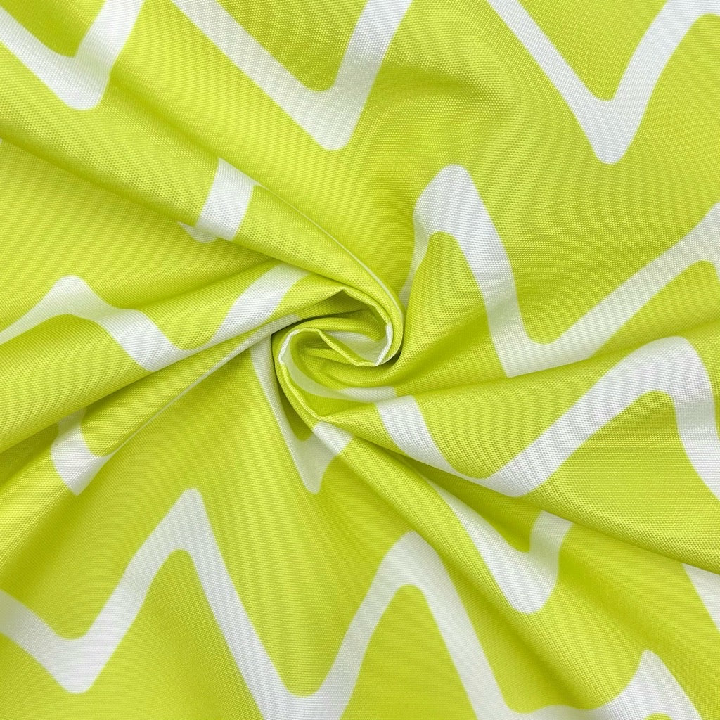 Chevron Print Water Resistant Fabric