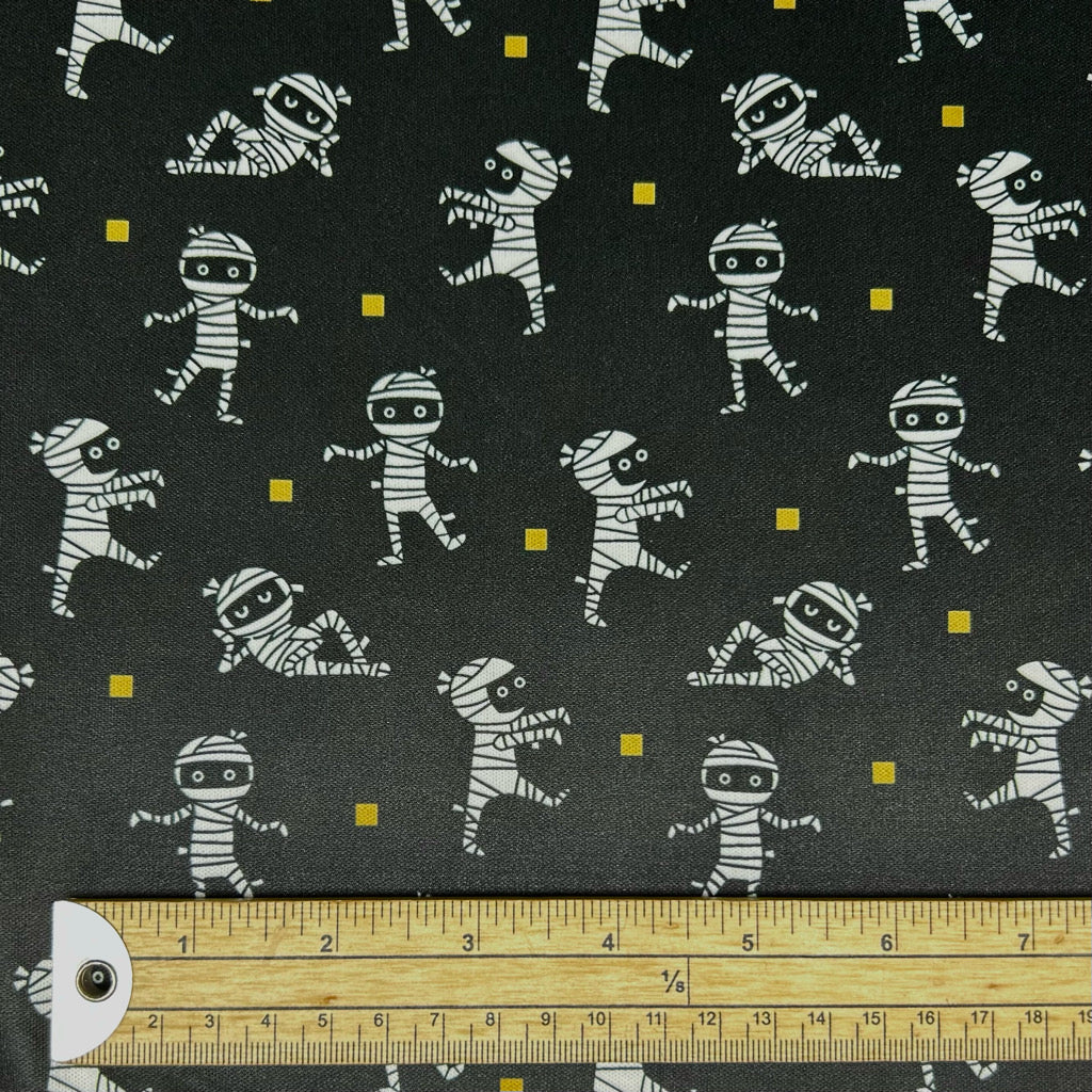 Dancing Mummies Jersey Fabric