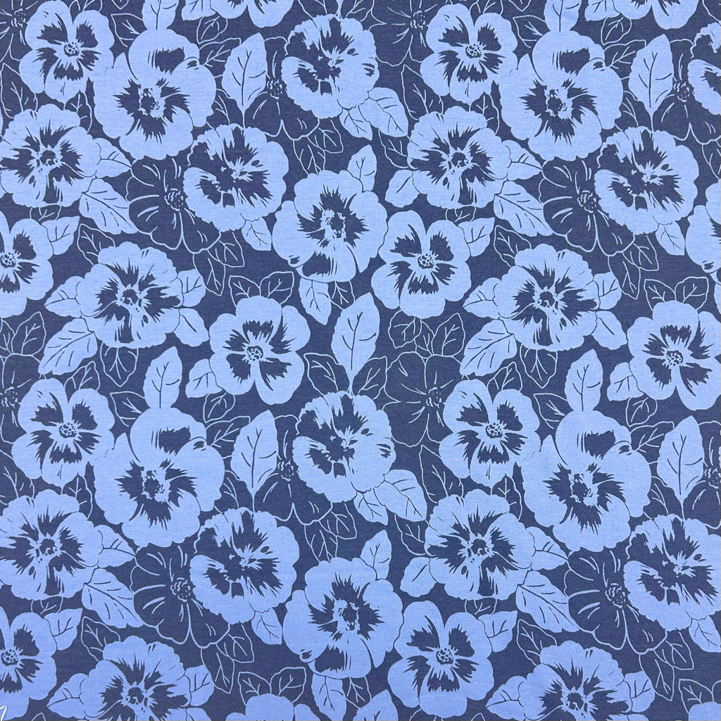 Blooms Cotton Jersey Fabric