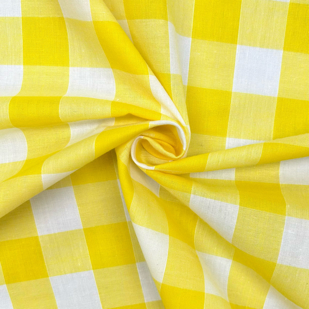 Special Offer Large Gingham Polycotton Fabric