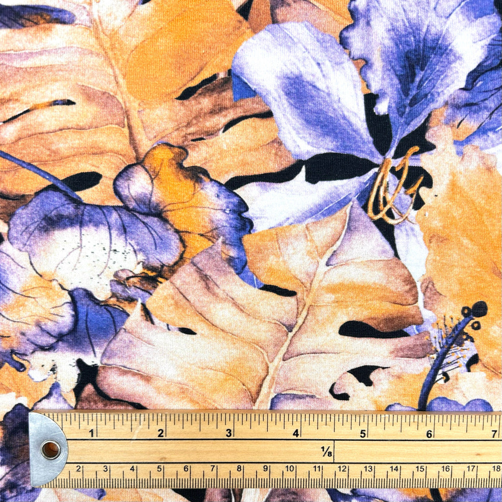 Botanical Fusion Cotton Jersey Fabric