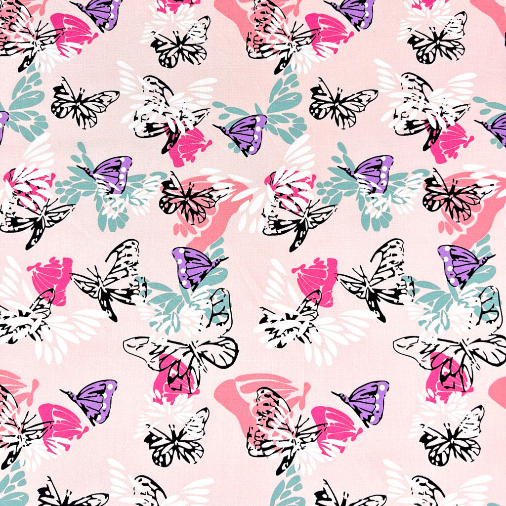 Butterfly Breeze Viscose Fabric