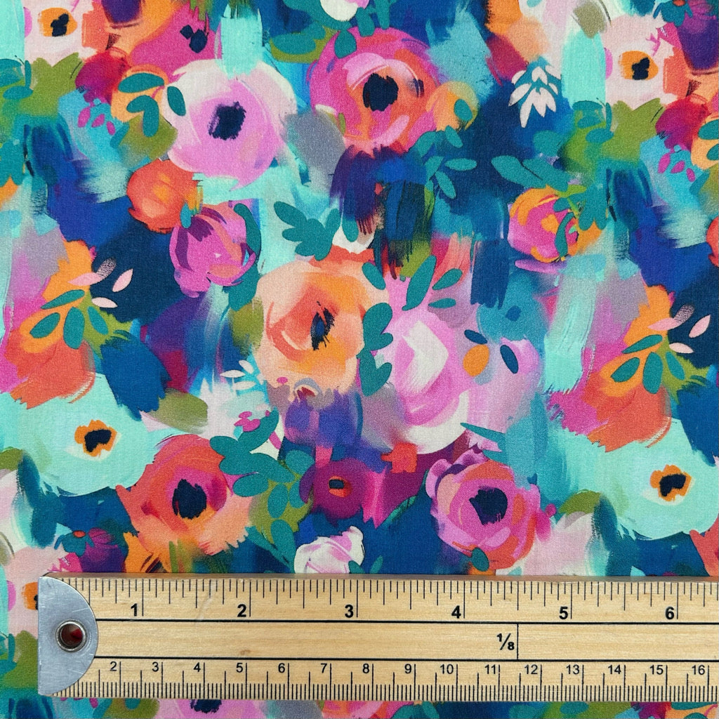 Bloom Burst Cotton Lawn Fabric