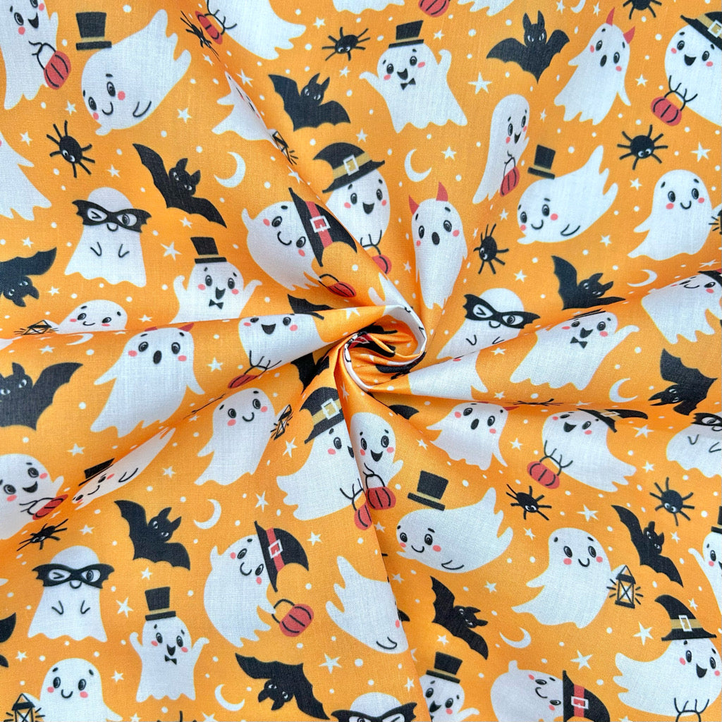 Little Ghosts Polycotton Fabric