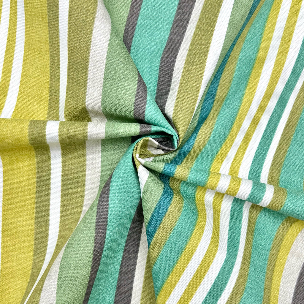 Broad Stripe Cotton Canvas Fabric