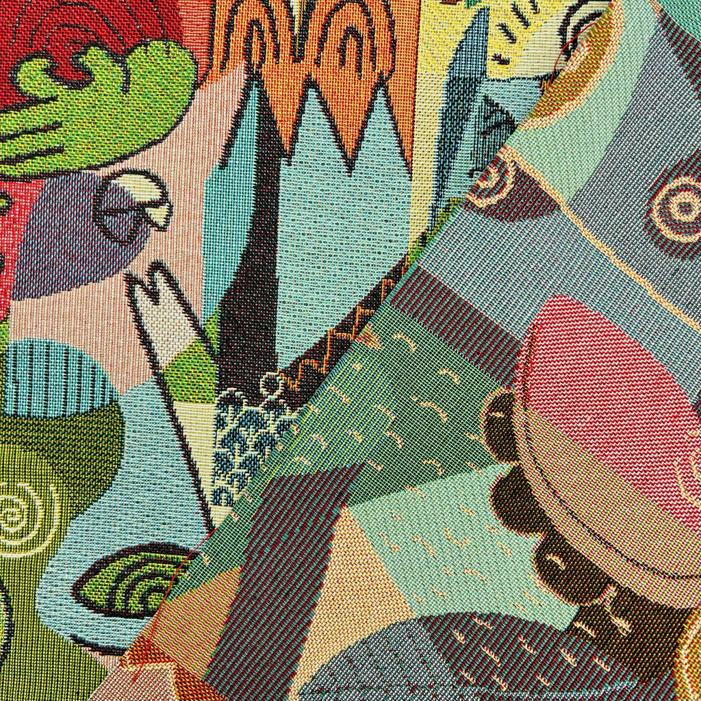 Abstract Faces Tapestry Fabric - Pound Fabrics