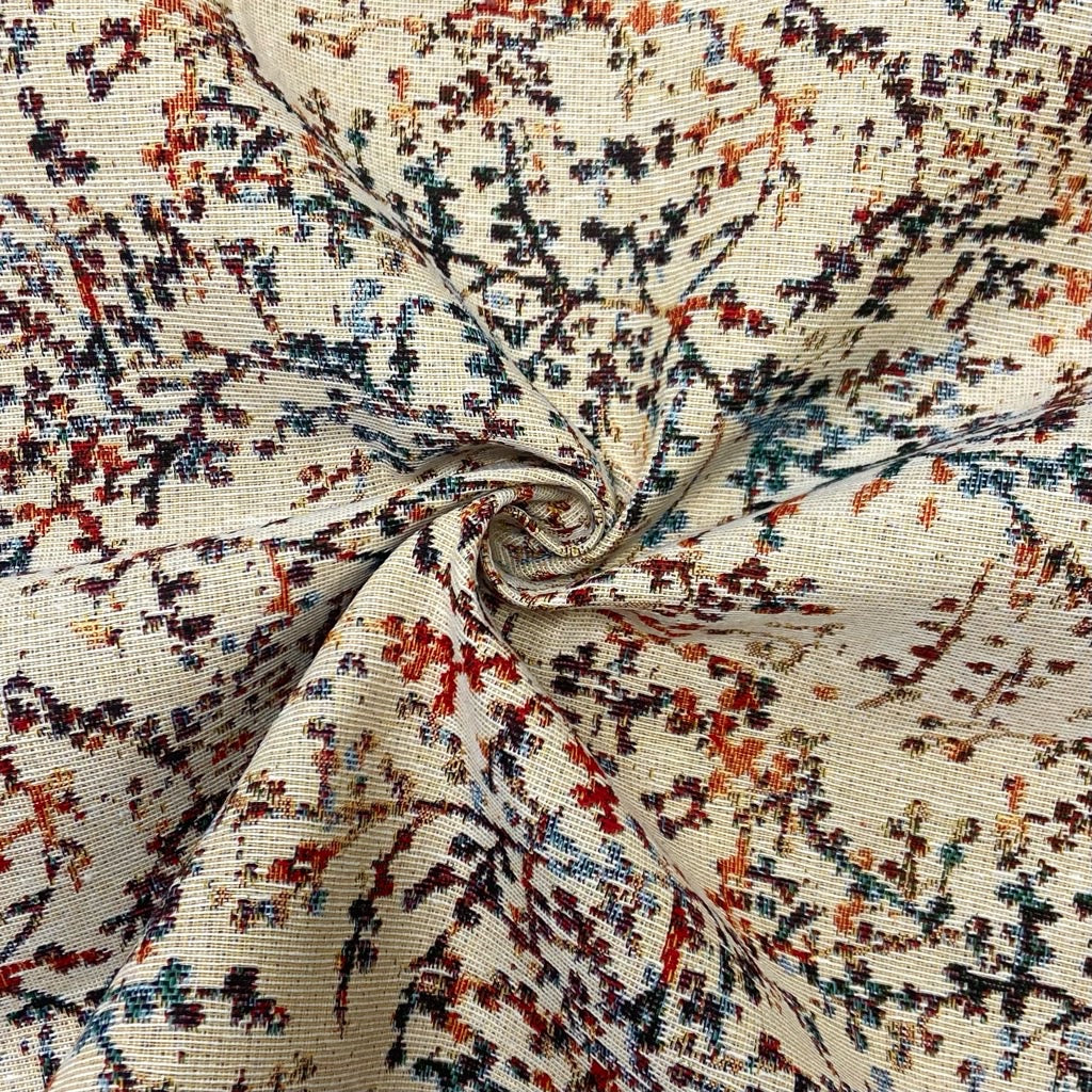 Winter Floral Tapestry Fabric