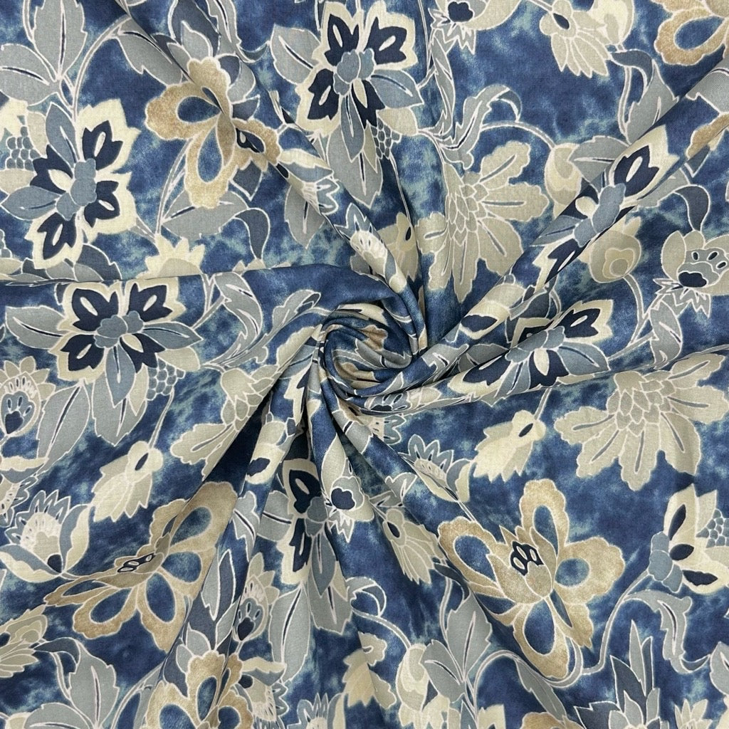 Starlit Floral Pima Cotton Lawn Fabric