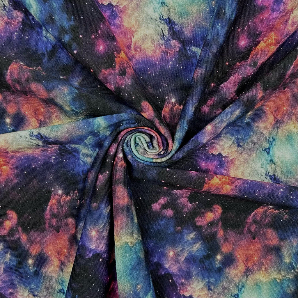 Dark Matter Mist French Terry Fabric