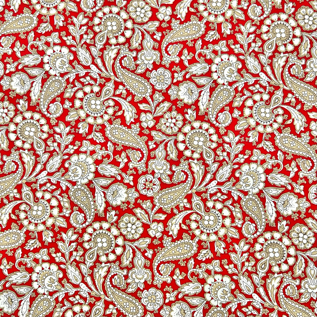 Paisley Botanicals Rose & Hubble Cotton Poplin Fabric