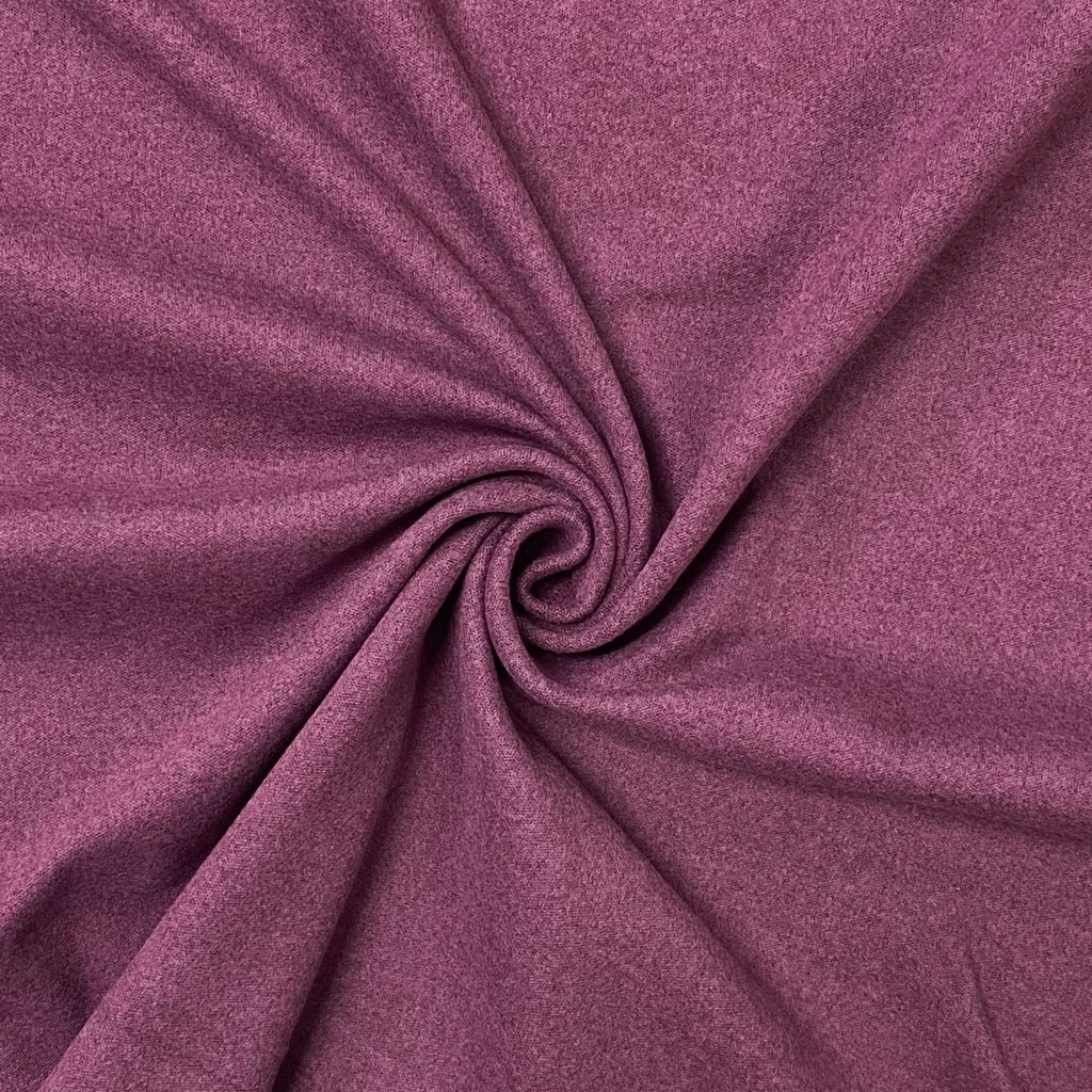Plain Brushed Soft Knit Fabric