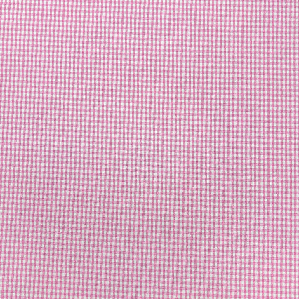 Pink Tiny Check Suiting Fabric