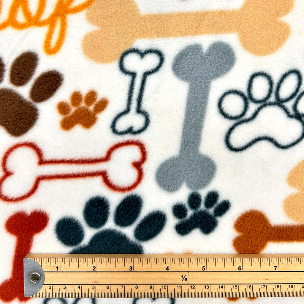 Playful Paws Anti Pill Polar Fleece Fabric