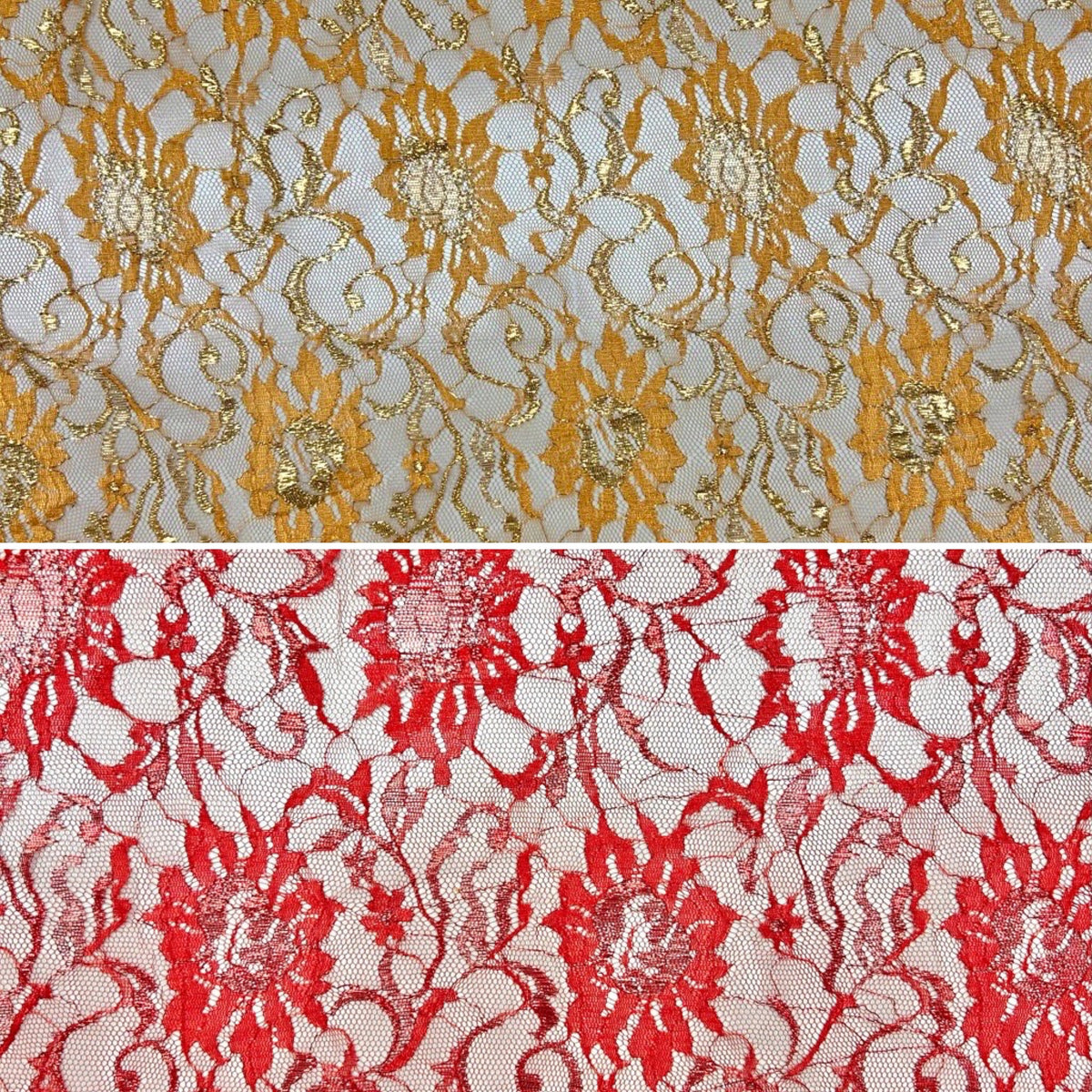Regal Bloom Lace Fabric