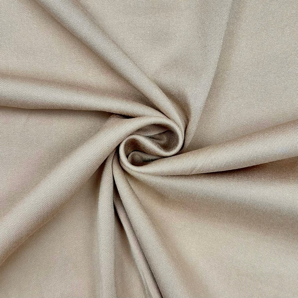Plain Viscose Stretch Twill Fabric
