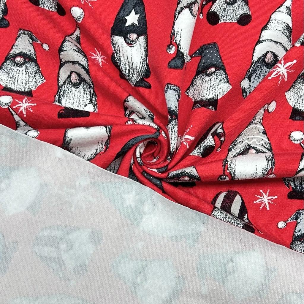 Vintage Gnomes Brushed French Terry Fabric - Pound Fabrics