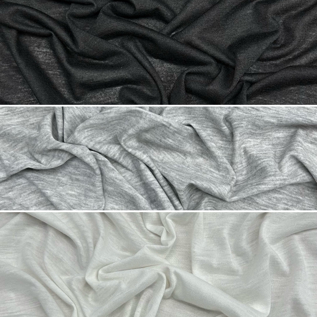 Lightweight Variegated PolyViscose Jersey Fabric