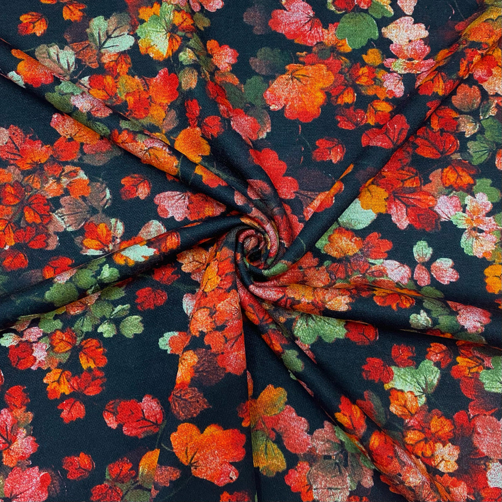 Osaka Floral Digital Modal-Touch Jersey Fabric