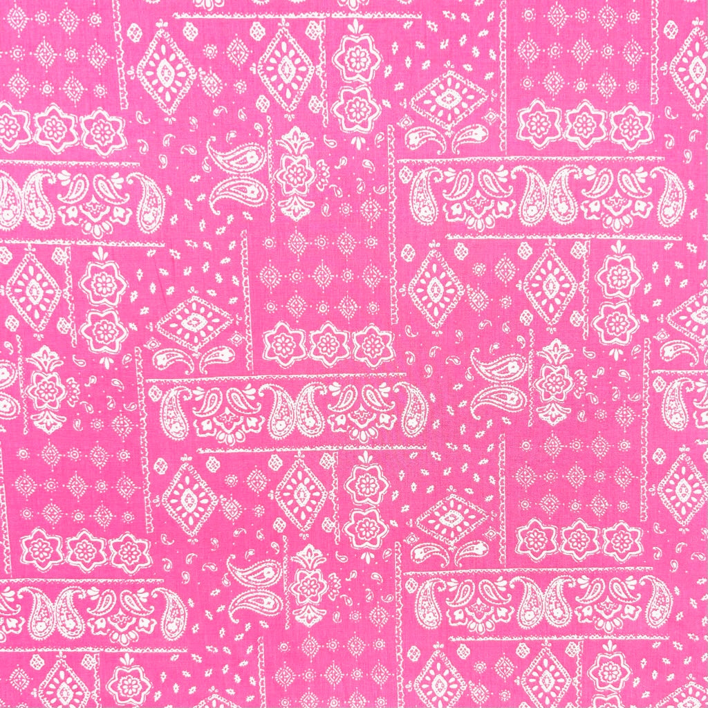 Paisley Paradise Cotton Poplin Fabric