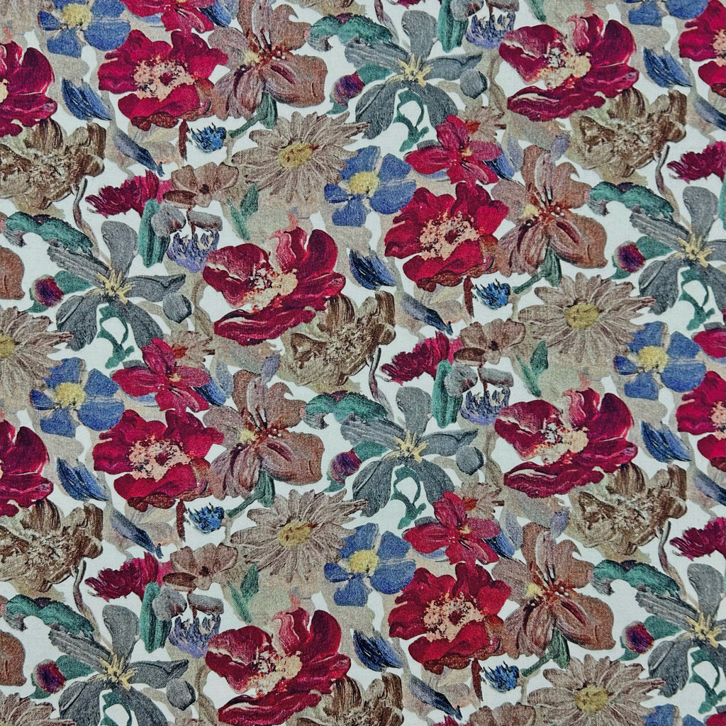 Classic Cottage Linen Viscose Fabric
