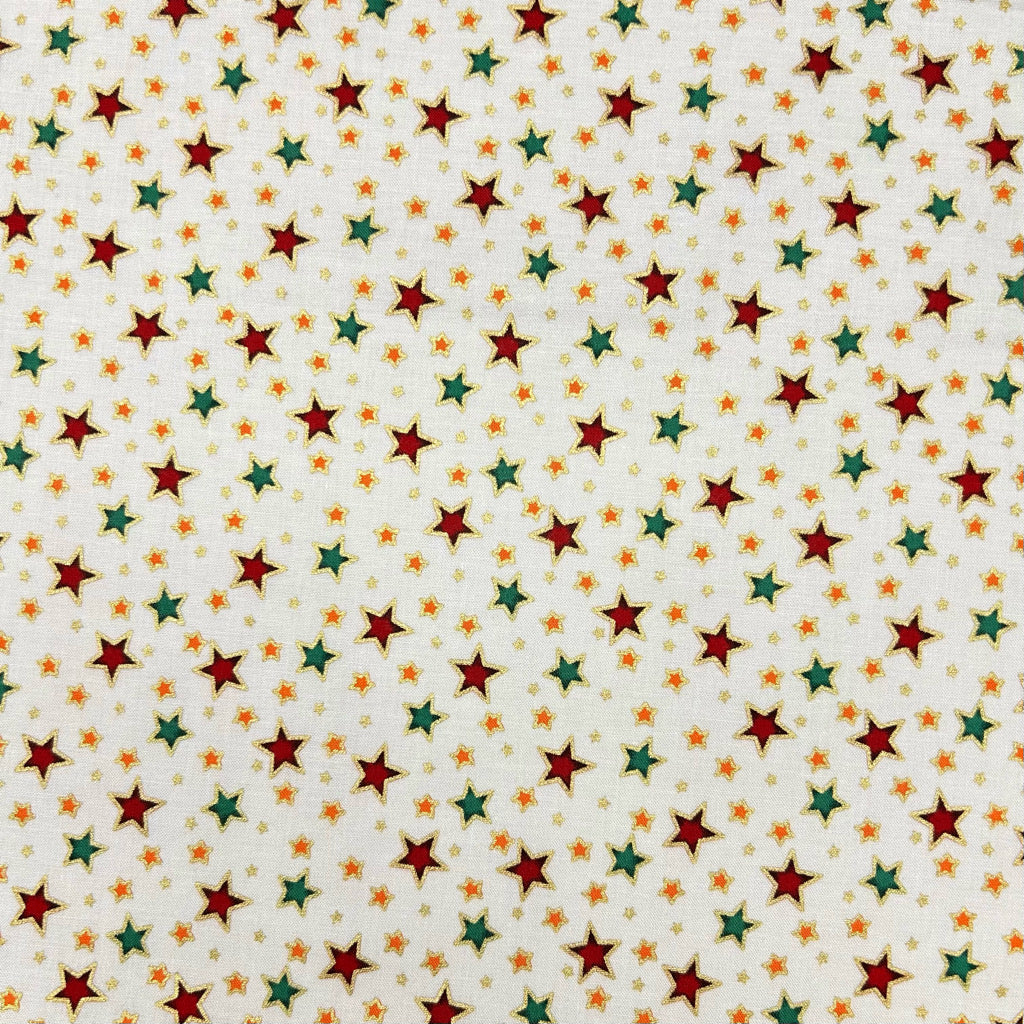 Festive Sparkle Christmas Cotton Fabric