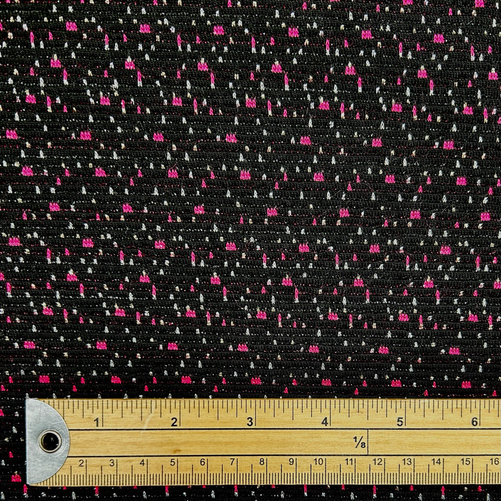 Midnight Spark Knit Jersey Fabric