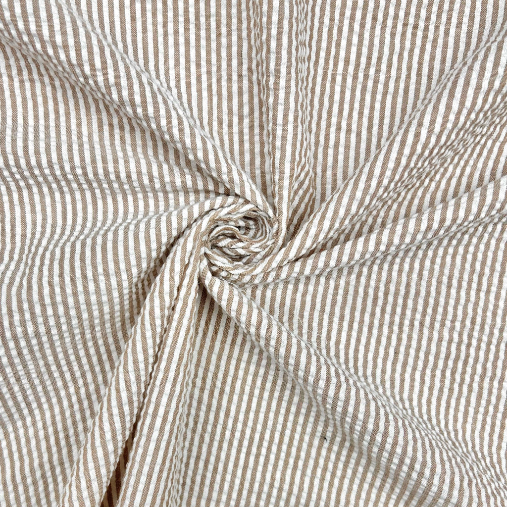 Small Stripes Seersucker Fabric