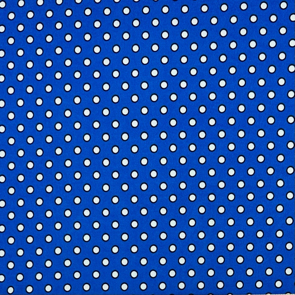 Small Circles Jersey Fabric - Pound Fabrics