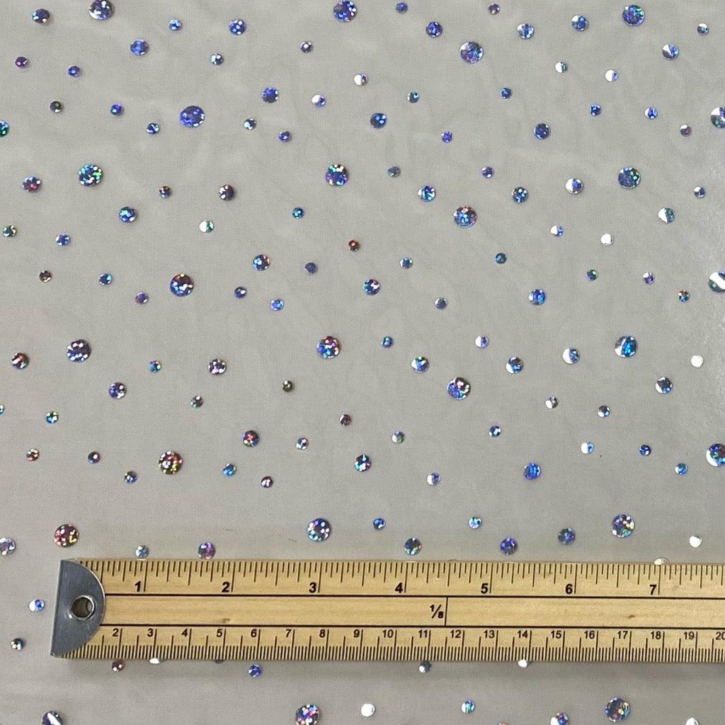 Holographic Dots Organza Fabric - Pound Fabrics