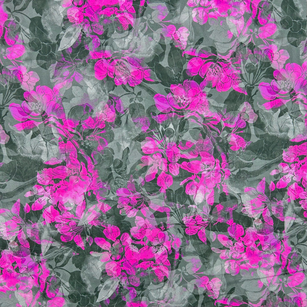 Shadow Bloom Cotton Lawn Fabric