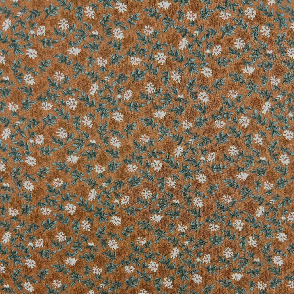 Cottage Garden Charm Cotton Poplin Fabric