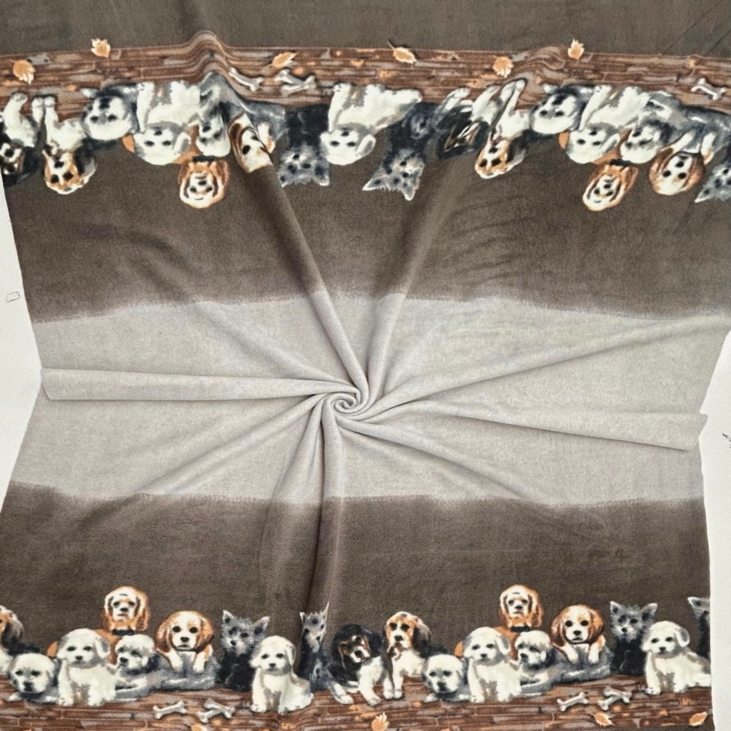 Little Puppies Anti Pill Polar Fleece Fabric