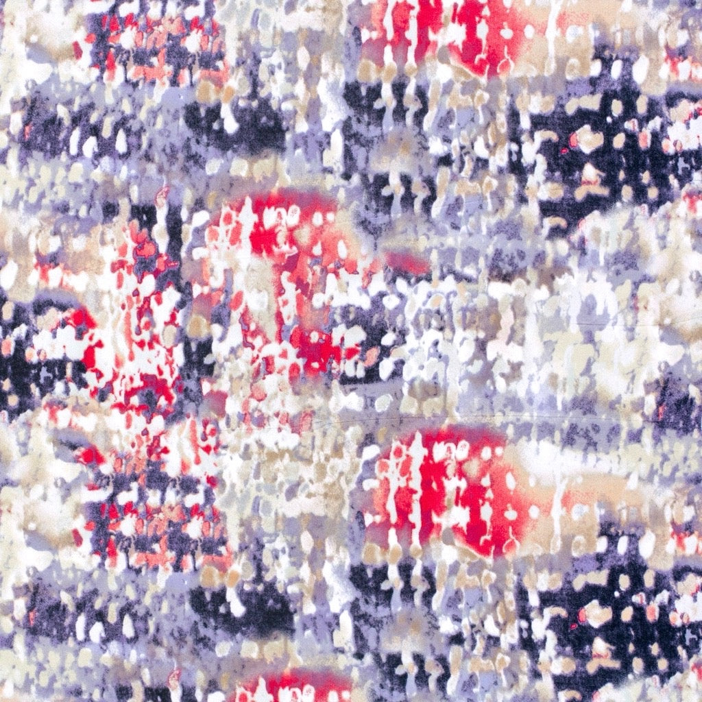 Pixel Dots Viscose Jersey Fabric