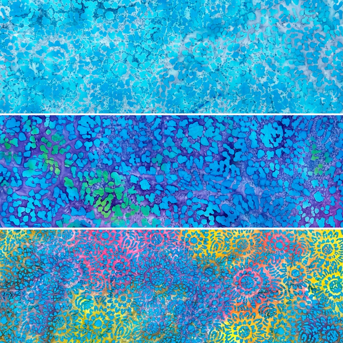 Coastal Texture Cotton Batik Fabric