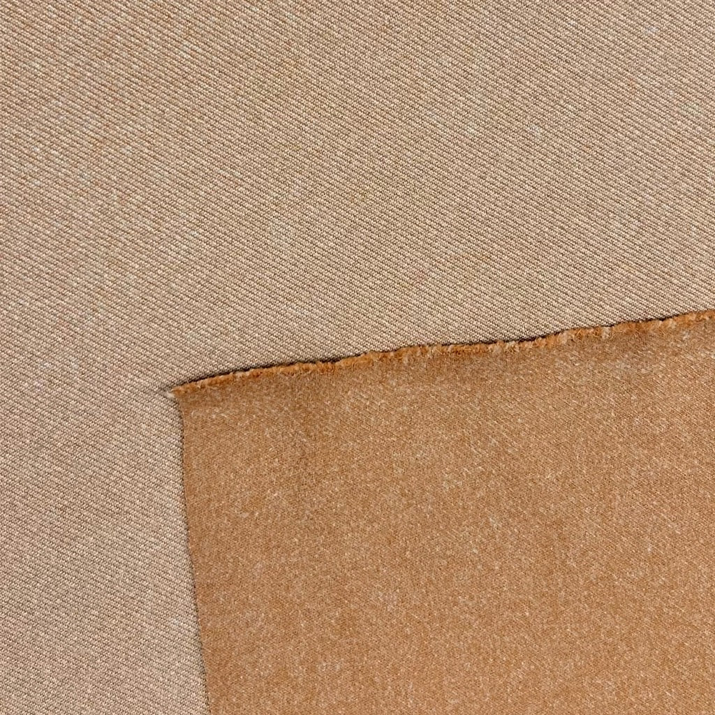 Twill Look Brushed Soft Knit Fabric