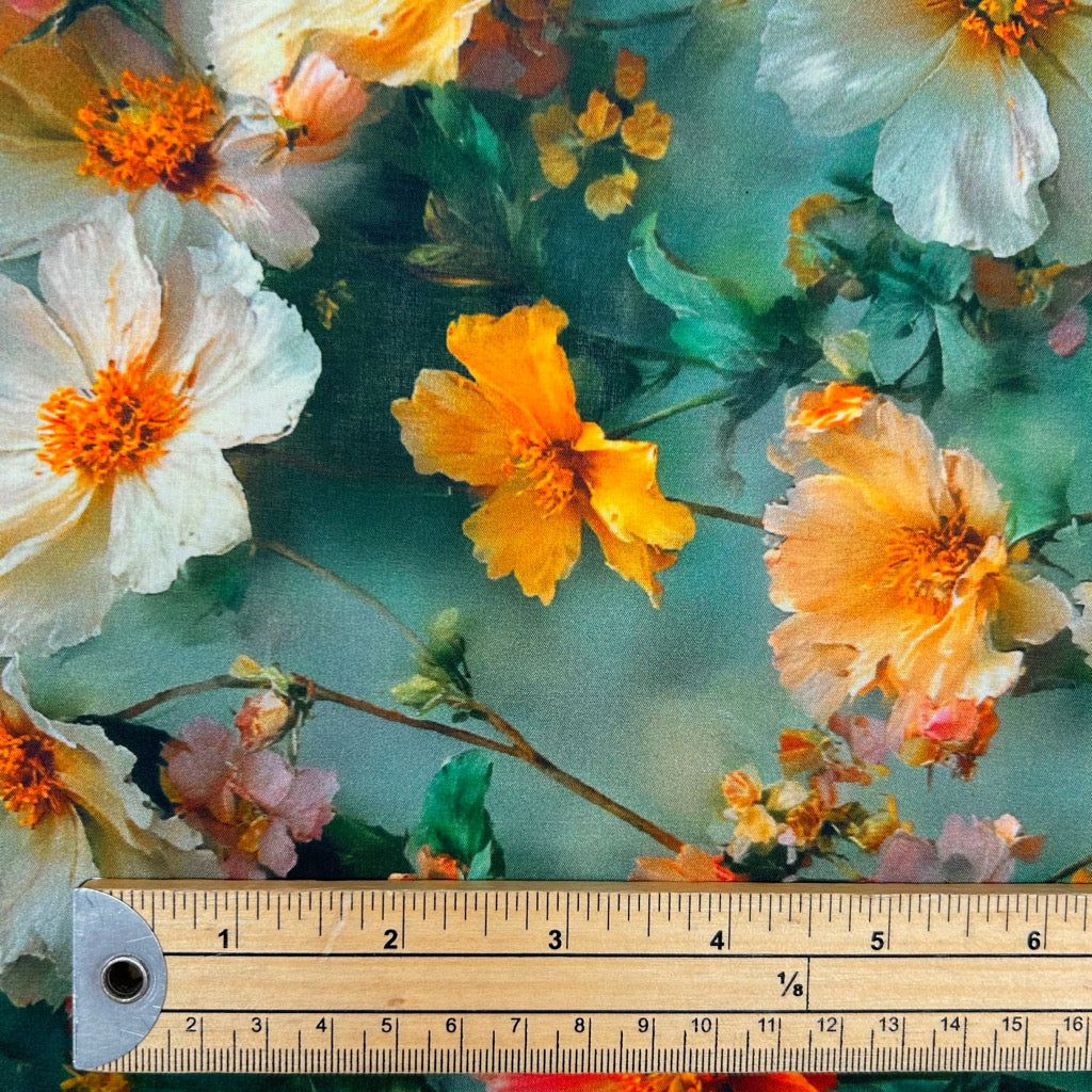 Amber Garden Cotton Lawn Fabric